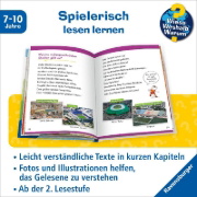 Buchcover und Innenansicht für das Buch: Wieso? Weshalb? Warum? Erstleser, Band 7: Fußball
