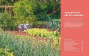 Buchcover und Innenansicht für das Buch: Das große GU Handbuch Gemüse-Anbauplanung