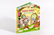 Buchcover und Innenansicht für das Buch: Milly Maus lädt ein nach Haus