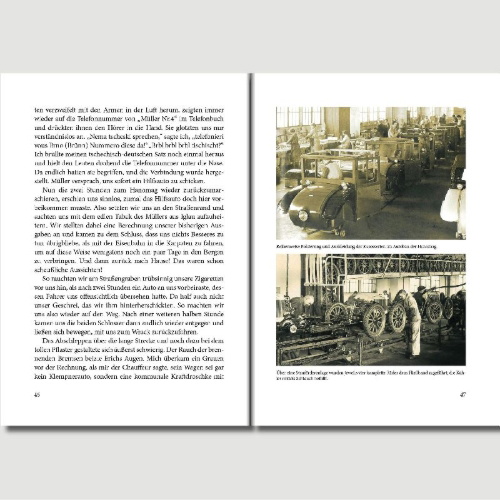 Buchcover und Innenansicht für das Buch: Zu zweit in den September