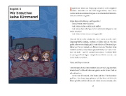 Buchcover und Innenansicht für das Buch: Oma verbuddeln