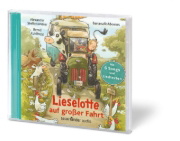 Buchcover und Innenansicht für das Buch: Lieselotte auf großer Fahrt