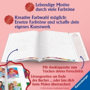 Buchcover und Innenansicht für das Buch: Coloriages mystères Disney - Princesses