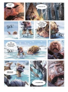 Buchcover und Innenansicht für das Buch: Marsupilami - Des histoires courtes...