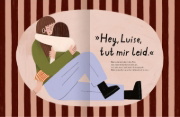 Buchcover und Innenansicht für das Buch: Luise braucht 'ne Pause