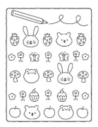Buchcover und Innenansicht für das Buch: Cozy Friends: Wohlfühl-Malblock Cozy Coloring | Ausmalen und entspannen