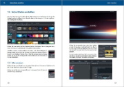 Buchcover und Innenansicht für das Buch: MAGIX Video deluxe 2026 - Das Buch zur Software. Die besten Tipps und Tricks.