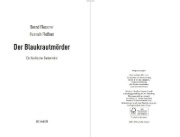 Buchcover und Innenansicht für das Buch: Der Blaukrautmörder
