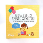 Buchcover und Innenansicht für das Buch: Hurra, endlich große Schwester!
