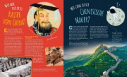 Buchcover und Innenansicht für das Buch: Das große WAS IST WAS-Antwortbuch Geschichte