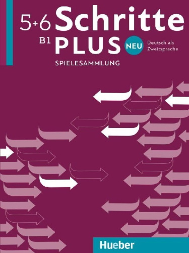 Buchcover und Innenansicht für das Buch: Schritte plus Neu 5+6 B1 Spielesammlung