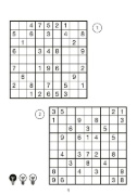 Buchcover und Innenansicht für das Buch: Der große Sudoku Block Band 1