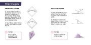 Buchcover und Innenansicht für das Buch: 333 Origami Minis - Happy Paper - Dein dekorativer Wendeblock zum kreativen Falten & Notieren