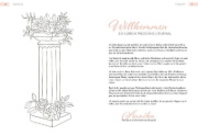 Buchcover und Innenansicht für das Buch: Unser Hochzeitsplaner - Wedding Planer und Erinnerungsalbum