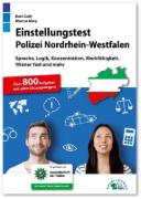 Buchcover und Innenansicht für das Buch: Einstellungstest Polizei NRW