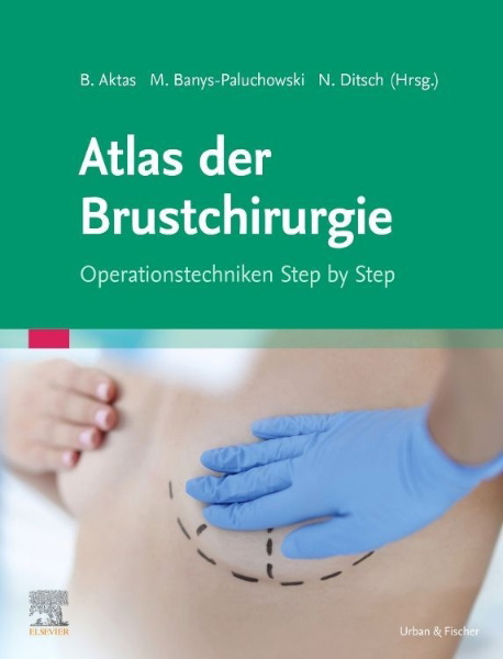 Buchcover und Innenansicht für das Buch: Onkoplastische und rekonstruktive Brustchirurgie