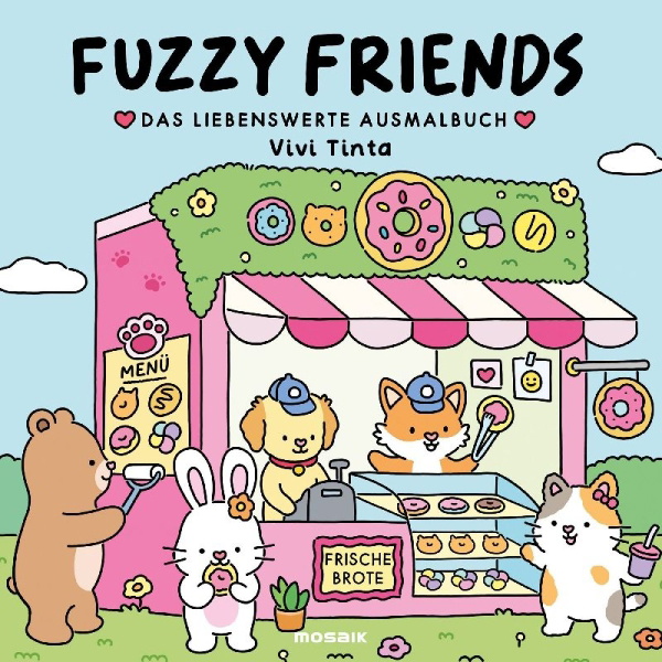 Buchcover und Innenansicht für das Buch: Fuzzy Friends