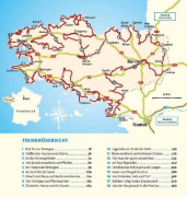 Buchcover und Innenansicht für das Buch: Entdeckertouren mit dem Wohnmobil Bretagne