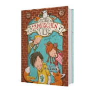 Buchcover und Innenansicht für das Buch: Die Schule der magischen Tiere 01