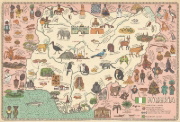 Buchcover und Innenansicht für das Buch: Alle Welt. Das Landkartenbuch