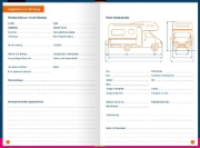 Buchcover und Innenansicht für das Buch: Reise Know-How Wohnmobil-Tourguide Logbuch: Notizbuch für unterwegs