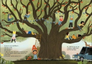 Buchcover und Innenansicht für das Buch: Von Apfelbaum bis Zickzackzauberworte