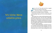 Buchcover und Innenansicht für das Buch: Wie kleine Tiere schlafen gehen. Das große Vorlesebuch