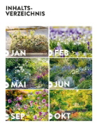 Buchcover und Innenansicht für das Buch: Das große Gartenjahr-Buch