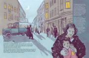 Buchcover und Innenansicht für das Buch: Damals in der Rosenstraße