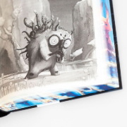 Buchcover und Innenansicht für das Buch: Secrets of Black Manor (1). Die Gabe der Träumer