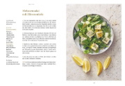 Buchcover und Innenansicht für das Buch: Die Longevity-Food-Formel