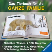 Buchcover und Innenansicht für das Buch: Animal Encyclopedia - 2500 Animals with Photos, Maps, and More!