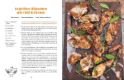 Buchcover und Innenansicht für das Buch: Jamie Oliver BBQ