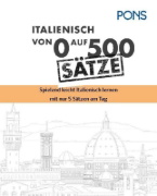 Buchcover und Innenansicht für das Buch: PONS Von 0 auf 500 Sätze Italienisch