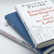 Buchcover und Innenansicht für das Buch: Künstliche Intelligenz und der Sinn des Lebens