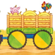 Buchcover und Innenansicht für das Buch: Baby Pixi (unkaputtbar) 115: Bagger, Traktor, Feuerwehr