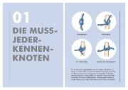 Buchcover und Innenansicht für das Buch: How to tie knots