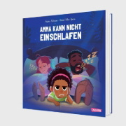 Buchcover und Innenansicht für das Buch: Amma kann nicht einschlafen