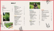 Buchcover und Innenansicht für das Buch: Bunte Beete - Einfach gärtnern mit intensiver Bepflanzung in Hochbeet und Freiland
