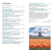 Buchcover und Innenansicht für das Buch: Entdeckertouren mit dem Wohnmobil Niederlande