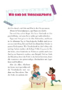 Buchcover und Innenansicht für das Buch: Die Vorschulprofis: Wir sind die Großen in der Kita