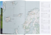 Buchcover und Innenansicht für das Buch: Wanderlust Skandinavien