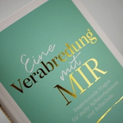 Buchcover und Innenansicht für das Buch: Eine Verabredung mit mir