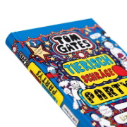 Buchcover und Innenansicht für das Buch: Pesky Pets and Parties