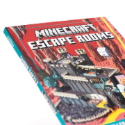 Buchcover und Innenansicht für das Buch: Minecraft Escape Rooms. Epic Builds To Spark Your Imagination