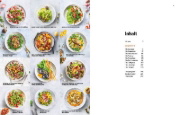 Buchcover und Innenansicht für das Buch: Salate der Superlative