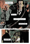 Buchcover und Innenansicht für das Buch: Der Augenjäger (Graphic Novel)