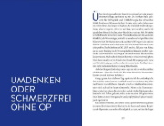 Buchcover und Innenansicht für das Buch: Der Rückenoperateur, der sich nicht selbst operieren konnte