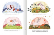 Buchcover und Innenansicht für das Buch: Ein Einhorn namens Oktober
