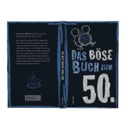 Buchcover und Innenansicht für das Buch: Das böse Buch zum 50.